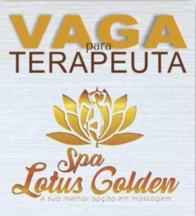 Vaga para Massagista Espaço Lotus Golden